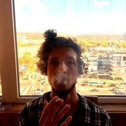 Model Photo for Mr. Orange with Smoke