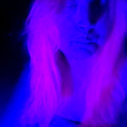 AdorkableBre in Vibrant Blue Light
