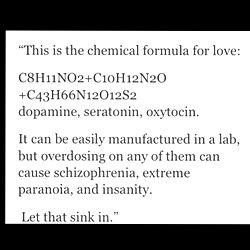 This is the chemical formula for love