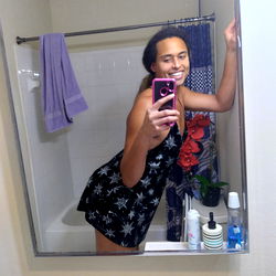 OnlyFans Model in Bathroom Mirror