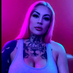 Asian Beauty in Pink Lighting