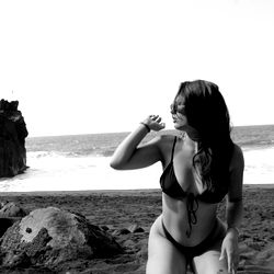 Stunning Ally Collin Beach Photoshoot