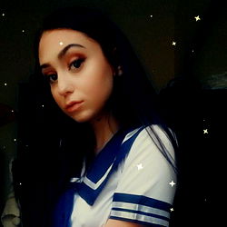 Lyss, the young schoolgirl in uniform