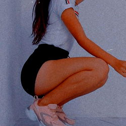 Flaca buena Adidas Sneakers Model Photoshoot