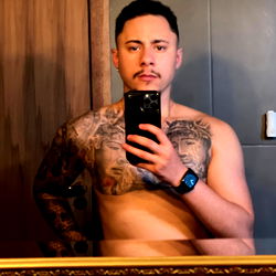 Fit Man Taking Selfie