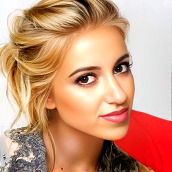 Princess model posing for portrait