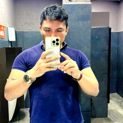 Feetrelad model in public restroom