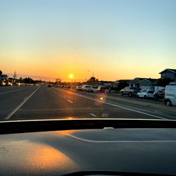 Sunset on a Road Trip