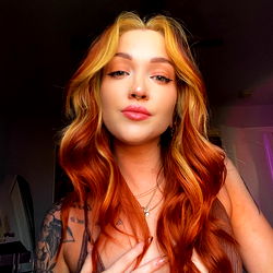 Jay 🤍: Vibrant Hair, Striking Eyes, and a Heartfelt Pose!