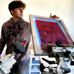 Artist Jack in Studio