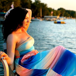 Serene Lakeside Moment with OnlyFans Model TS Abby Anne