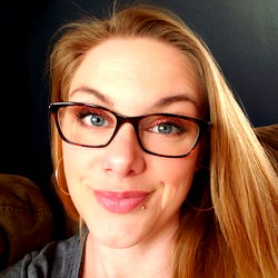 Stylish Woman with Glasses