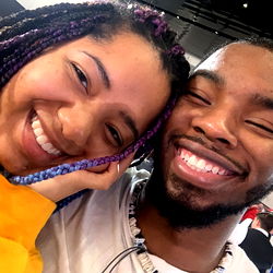 A Happy Couple Sharing a Moment