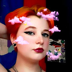 Lilly 🌸 - Vibrant Eyes and Painted Hair