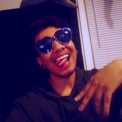 Onlyfans Model Alphxs in Blue Sunglasses