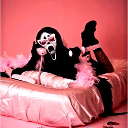 Model Photo with Toxsicc on Bed