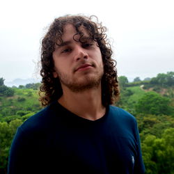 Mexican Model Posing for Portrait