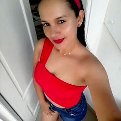 Beautiful Woman in Red Tank Top