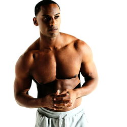 Model Angryblackman in Fitness Pose