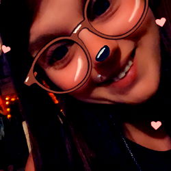 Woman with Cat Ears, Smiling and Taking a Selfie