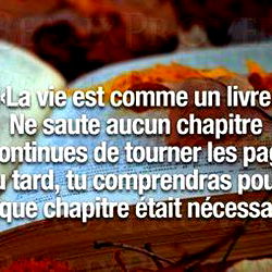 Inspirational Quote with Book and Autumn Leaves in the Background