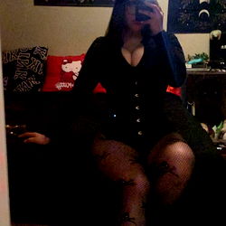 Cashh Baby in Elegant Gothic Outfit