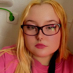 Model in a Pink Shirt