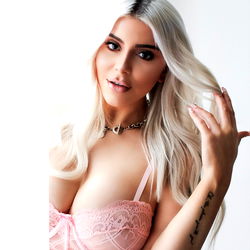 Crystal, OnlyFans Model in Pink Lingerie