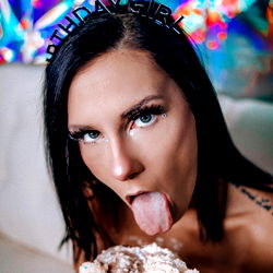 Alessia: An OnlyFans Model, Indulging in a Cake-Eating Challenge