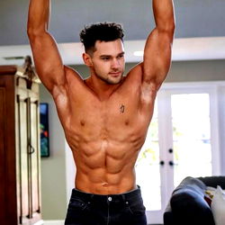 Fit Onlyfans Model Zack Showcasing Abs