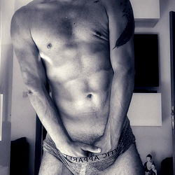 Adult Model Alphahunk in Malta, Showing Off