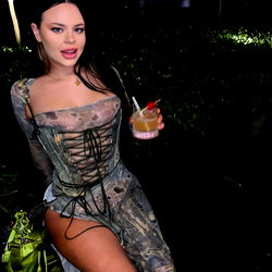 Gia Rylie: Model Striking a Pose on Social Media