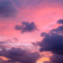 Pink Sky with Clouds