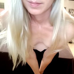 Blond Beauty in Intimate Fashion