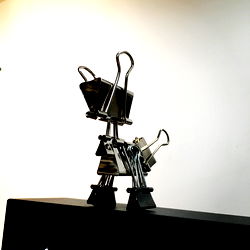 Aeris Auri Toy Robot on a Desk