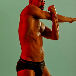 OnlyFans Model The Gay Hippie in a Red Light Studio Shoot