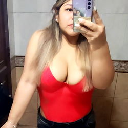 SweetGirl - Stunning Model in Red One-Piece