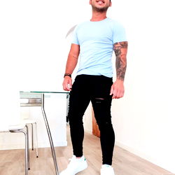 Fit and Stylish Model in a Casual Fashion Look