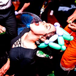 Ann Belle in Vibrant Party Scene