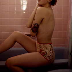 Intimate and Empowered Bathroom Photoshoot