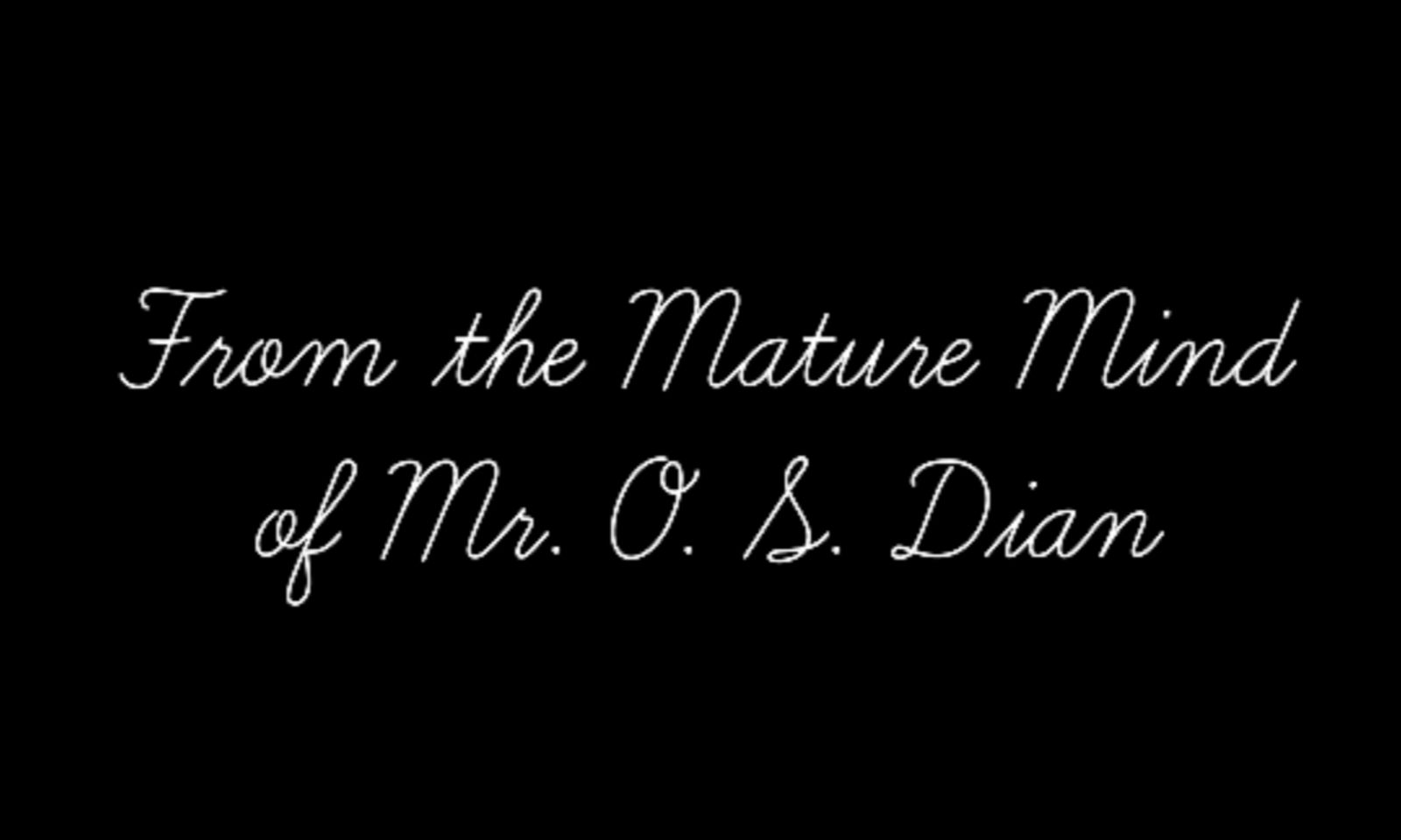 Mr. O. S. Dian photo