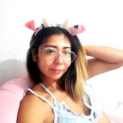 Cancun Model with Playful Antlers