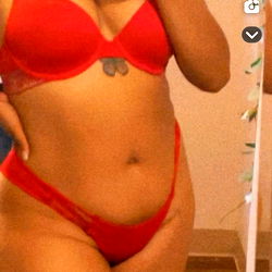 OnlyFans Model in Red Lingerie