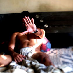 Alberto Lopez' Shirtless Selfie