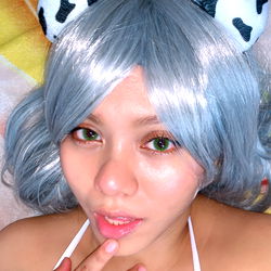 Anime-Inspired Character in a Bedroom