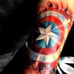 Avengers Tattoo: Stylish and Colorful