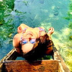 Amanda Pinheiro, Beautiful and Young Female Model Posing in a Swimsuit