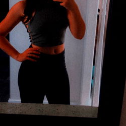 AmonaGraves in Sports Bra and Leggings