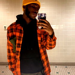 Amooure in Bathroom Mirror