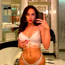 Pariss Ji-yon - OnlyFans Model in a Luxurious Bathroom